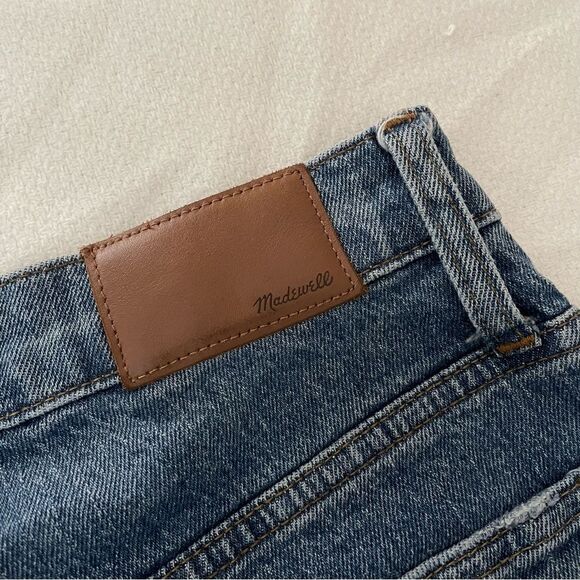 Madewell Classic High Rise Cropped Straight Jeans in Peralta Wash Size 26 AA596 - Picture 10 of 13